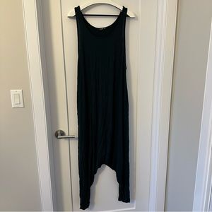 Dark Green Harem Pant Romper
